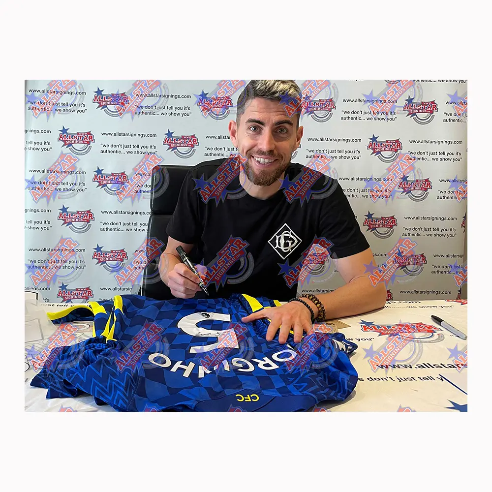 Jorginho signed Chelsea 2021/22 shirt