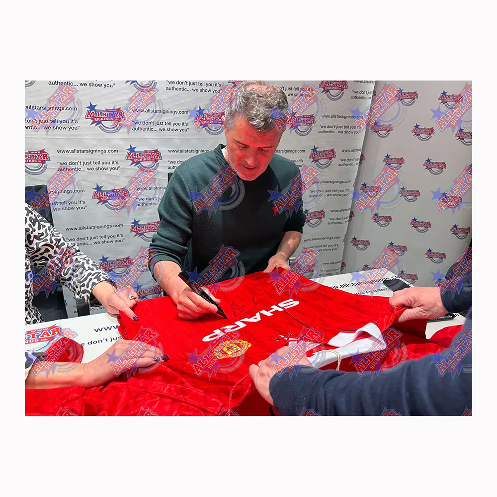Roy Keane signed Manchester United 1994 shirt