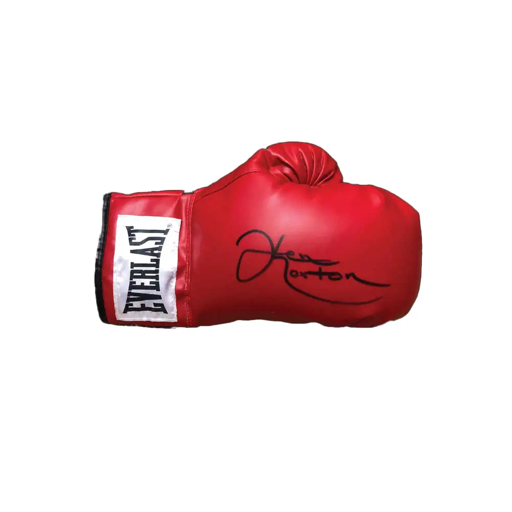 Ken Norton signed boxing glove