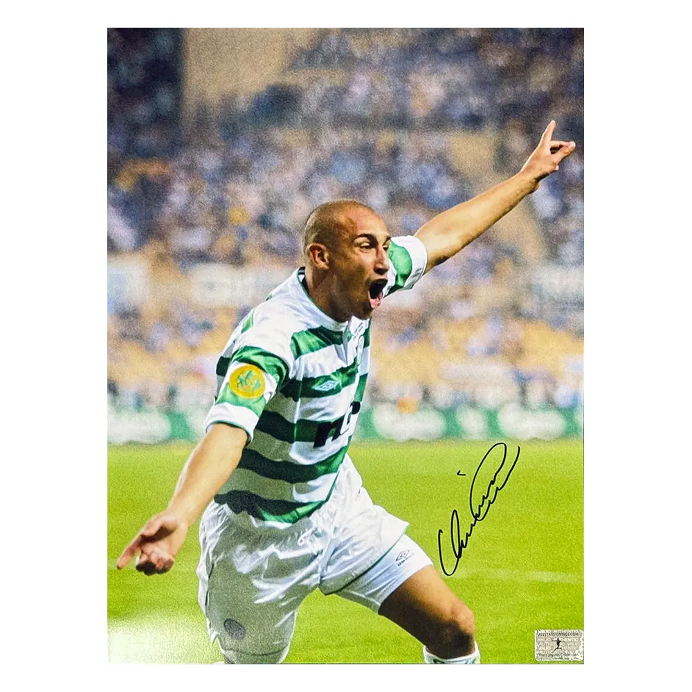 Henrik Larsson Signed 16x12 Photo