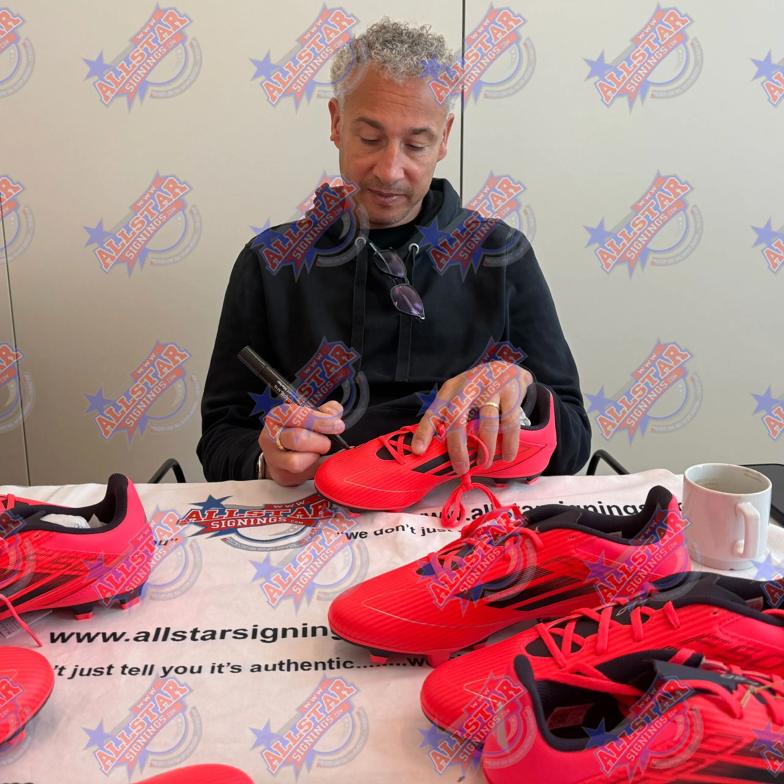 Henrik Larsson Signed Adidas Football Boot