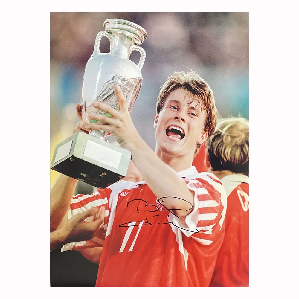 Brian Laudrup signed Euro1992 Champions photo
