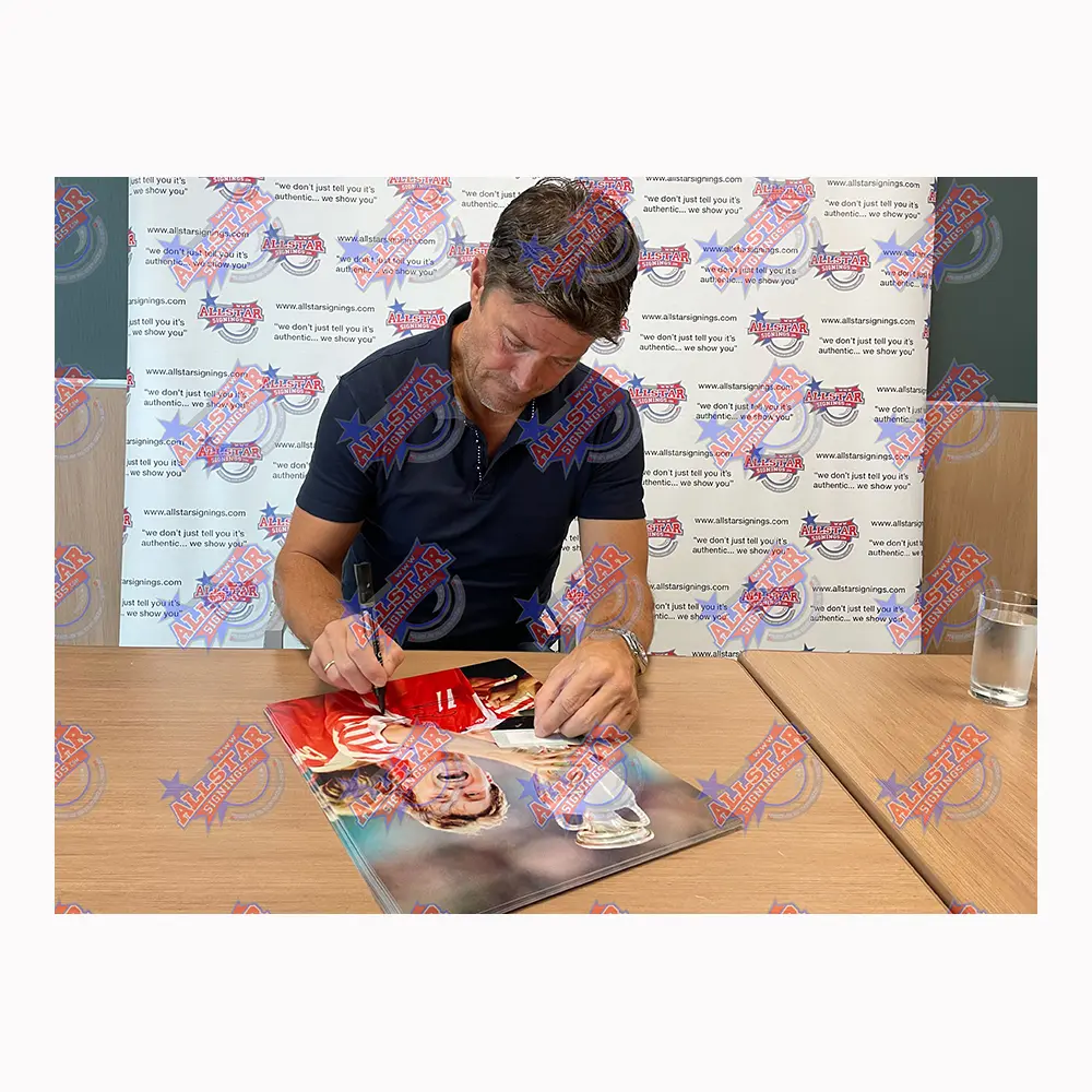 Brian Laudrup signed Euro1992 Champions photo
