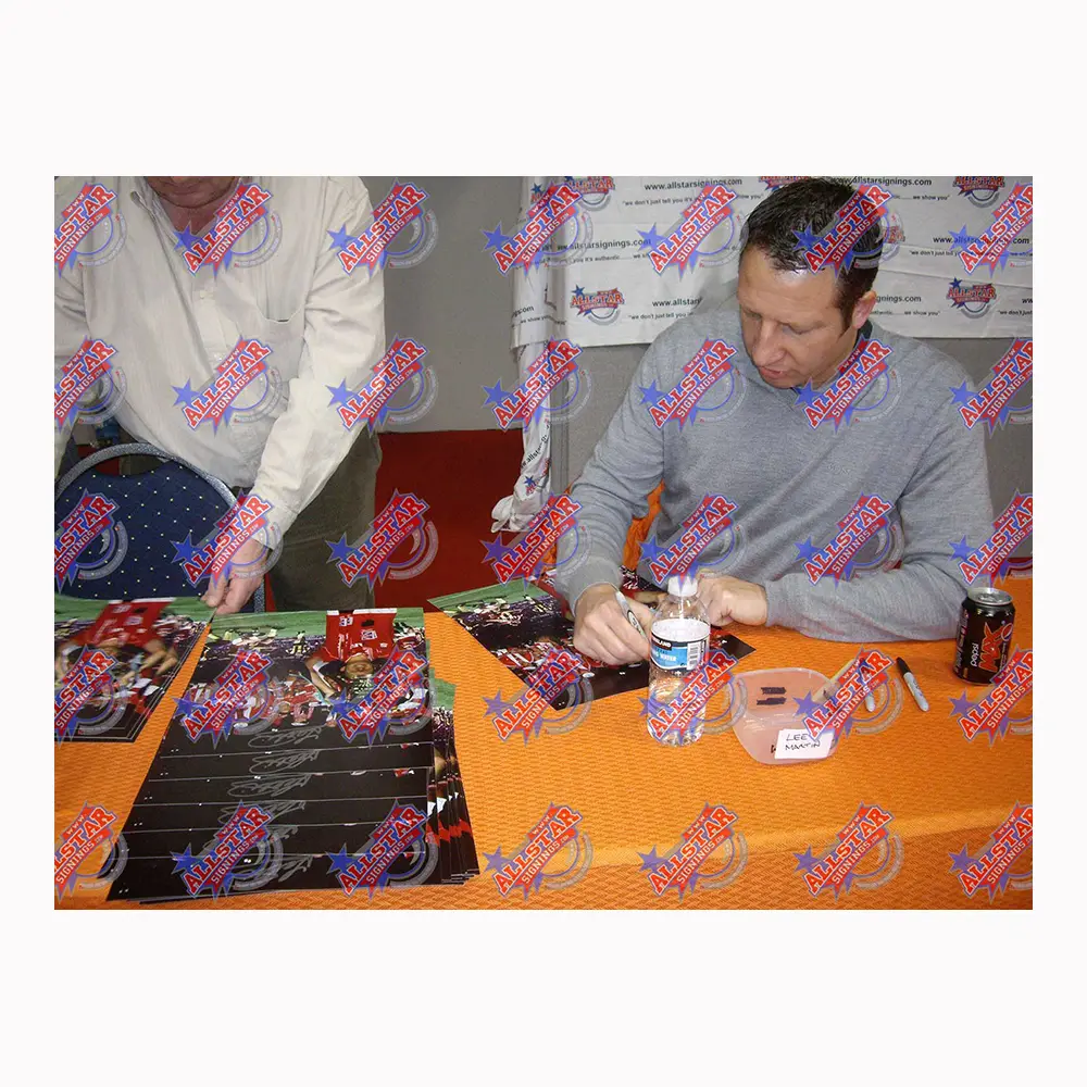 Lee Martin Signed Manchester United photo