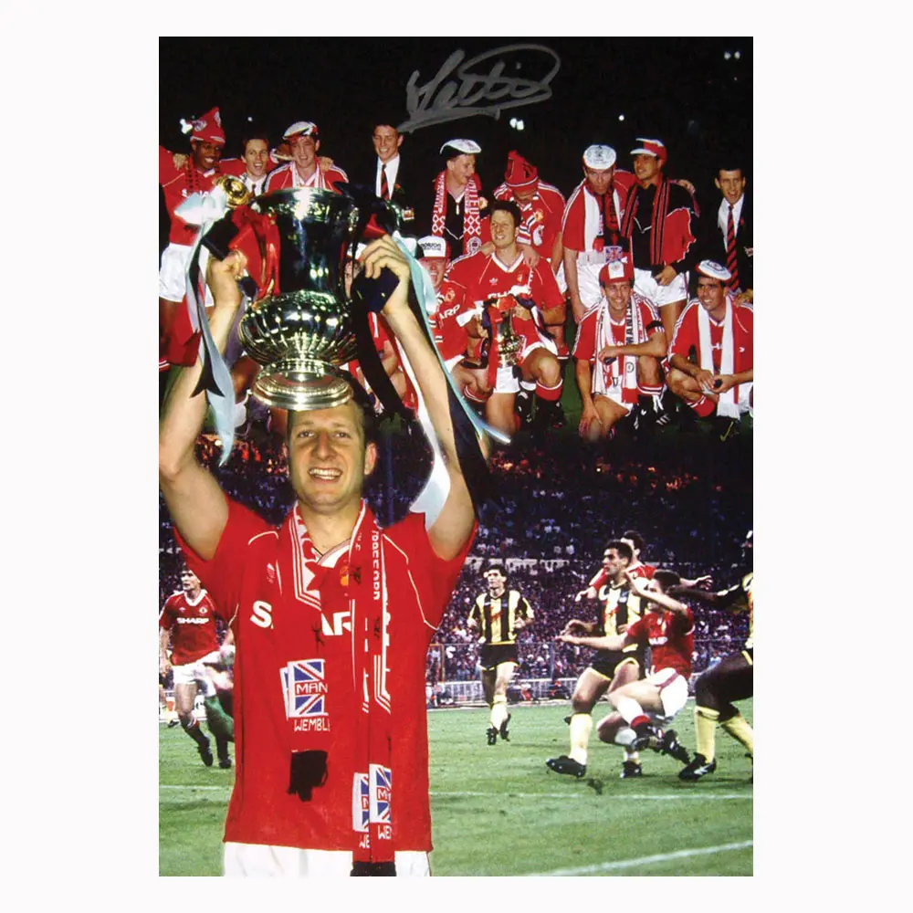 Lee Martin Signed Manchester United photo