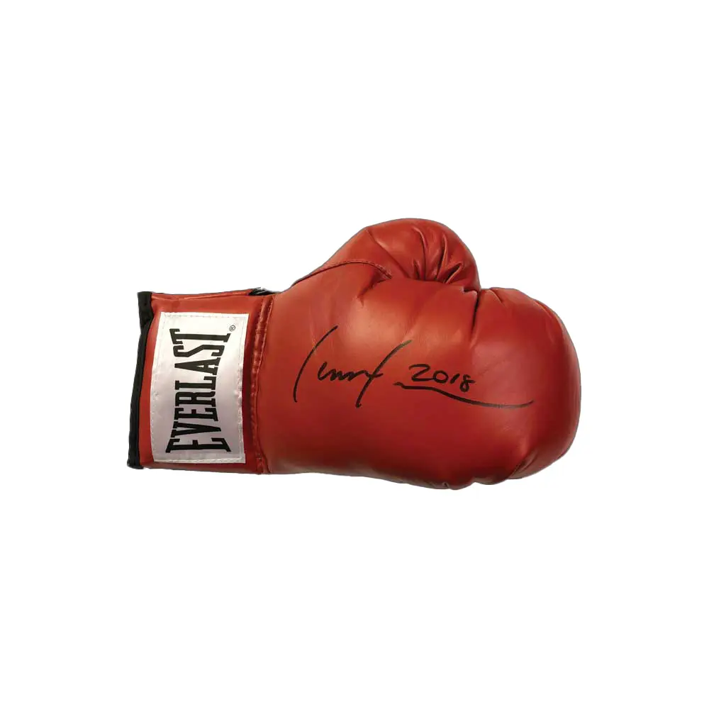 Lennox Lewis signed boxing glove