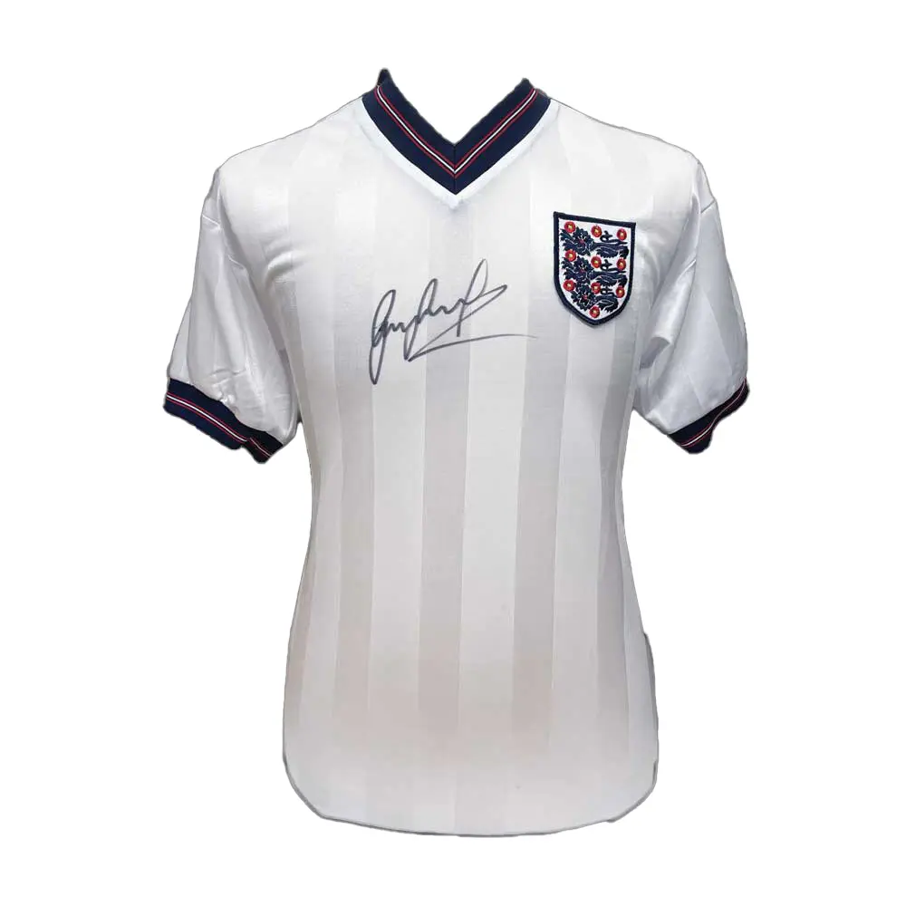 Gary Lineker Signed 1986 England World Cup shirt