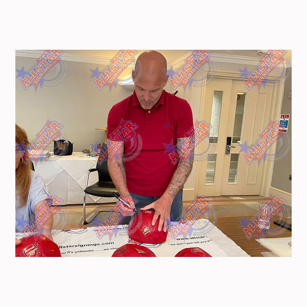 Freddie Ljungberg signed Arsenal football
