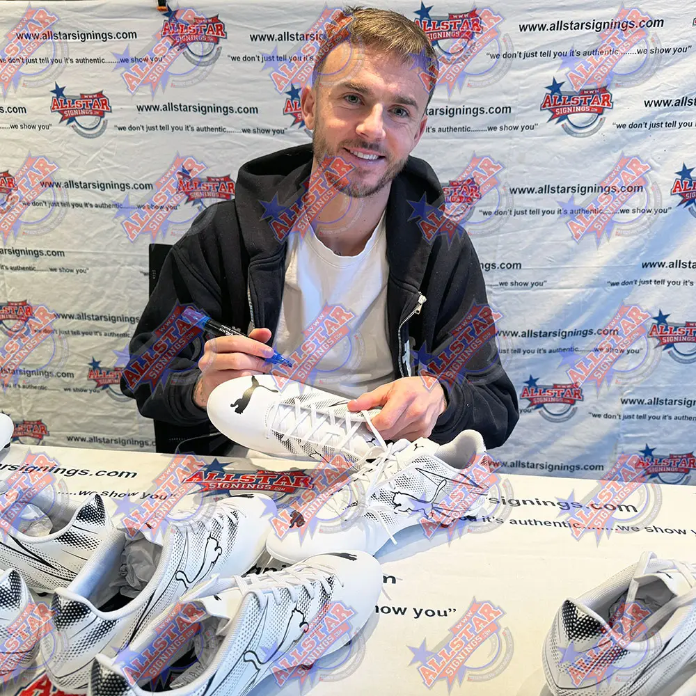 James Maddison signed Puma football boot