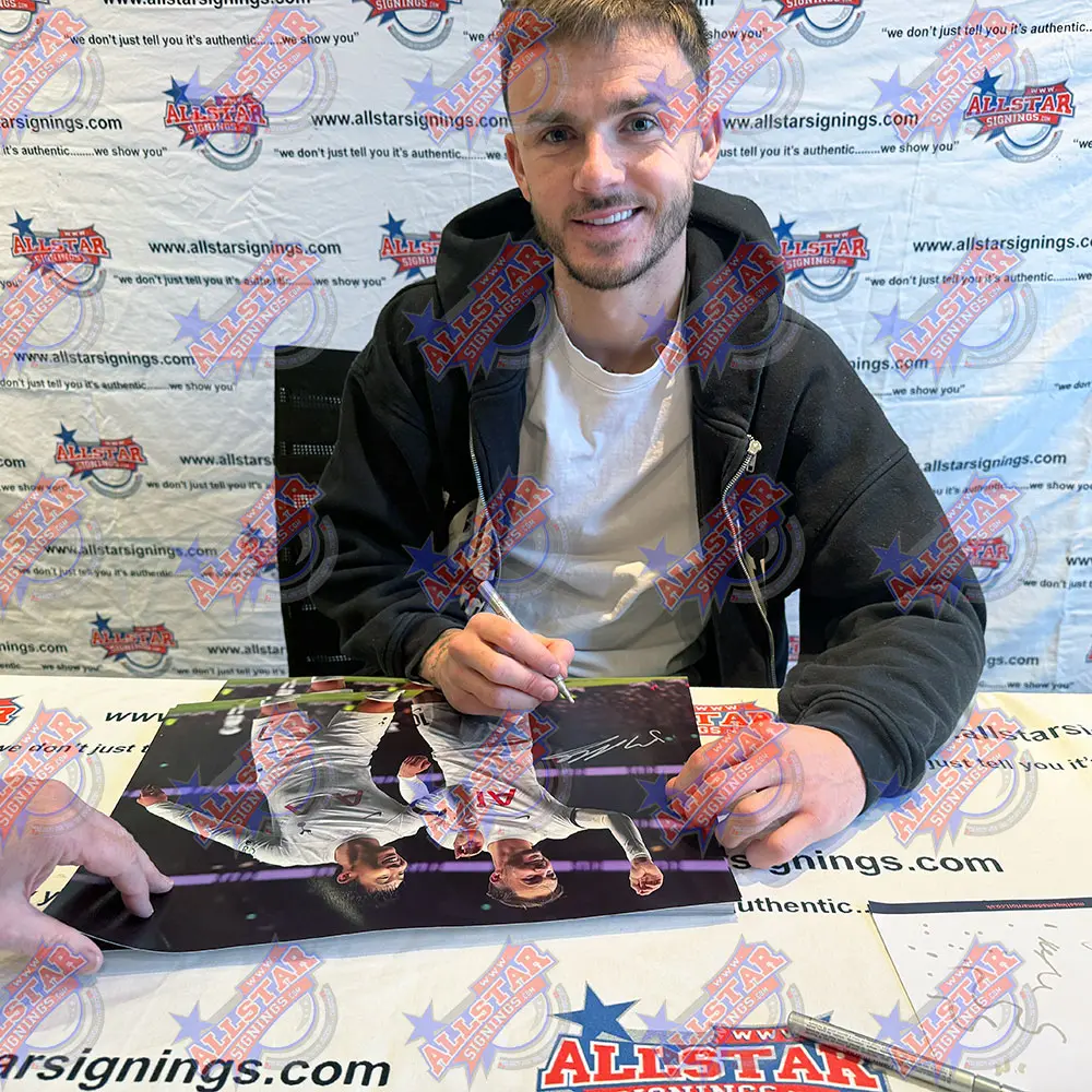 James Maddison signed Tottenham photo