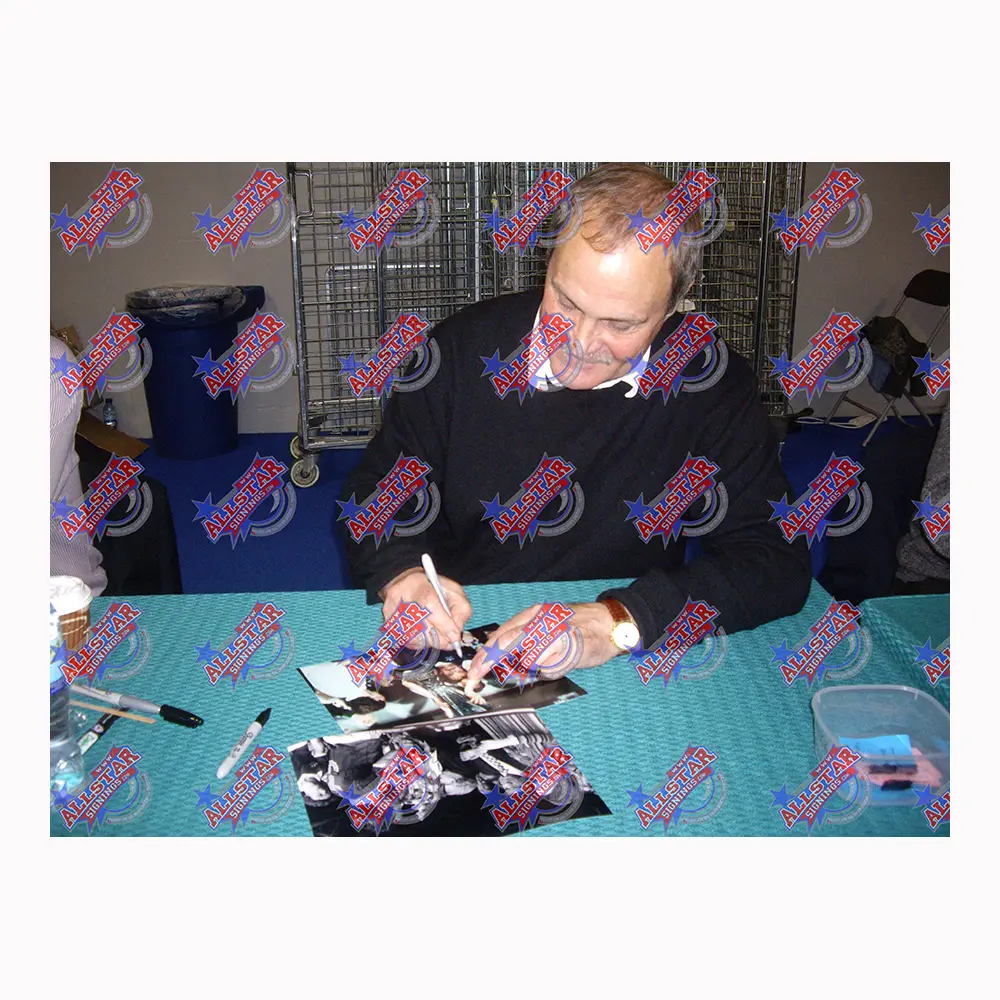 Mick Mills signed UEFA Cup Final photo