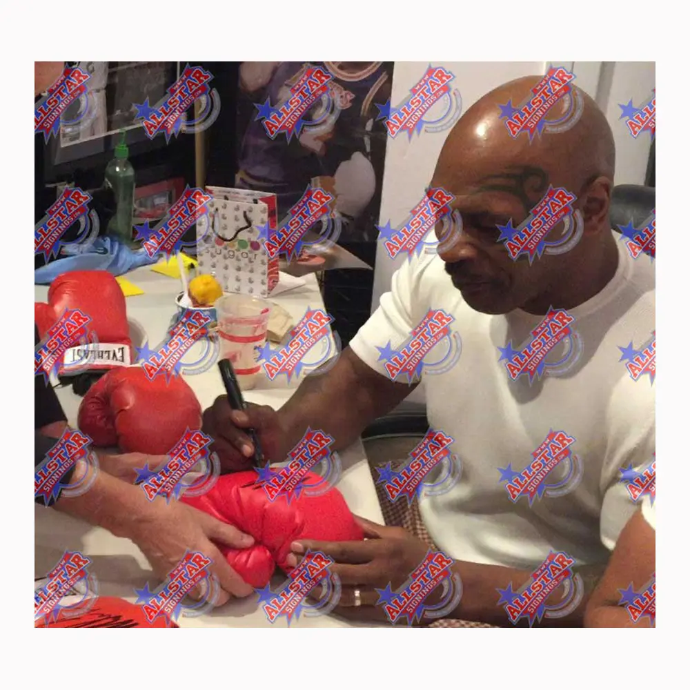 Mike Tyson signed boxing glove