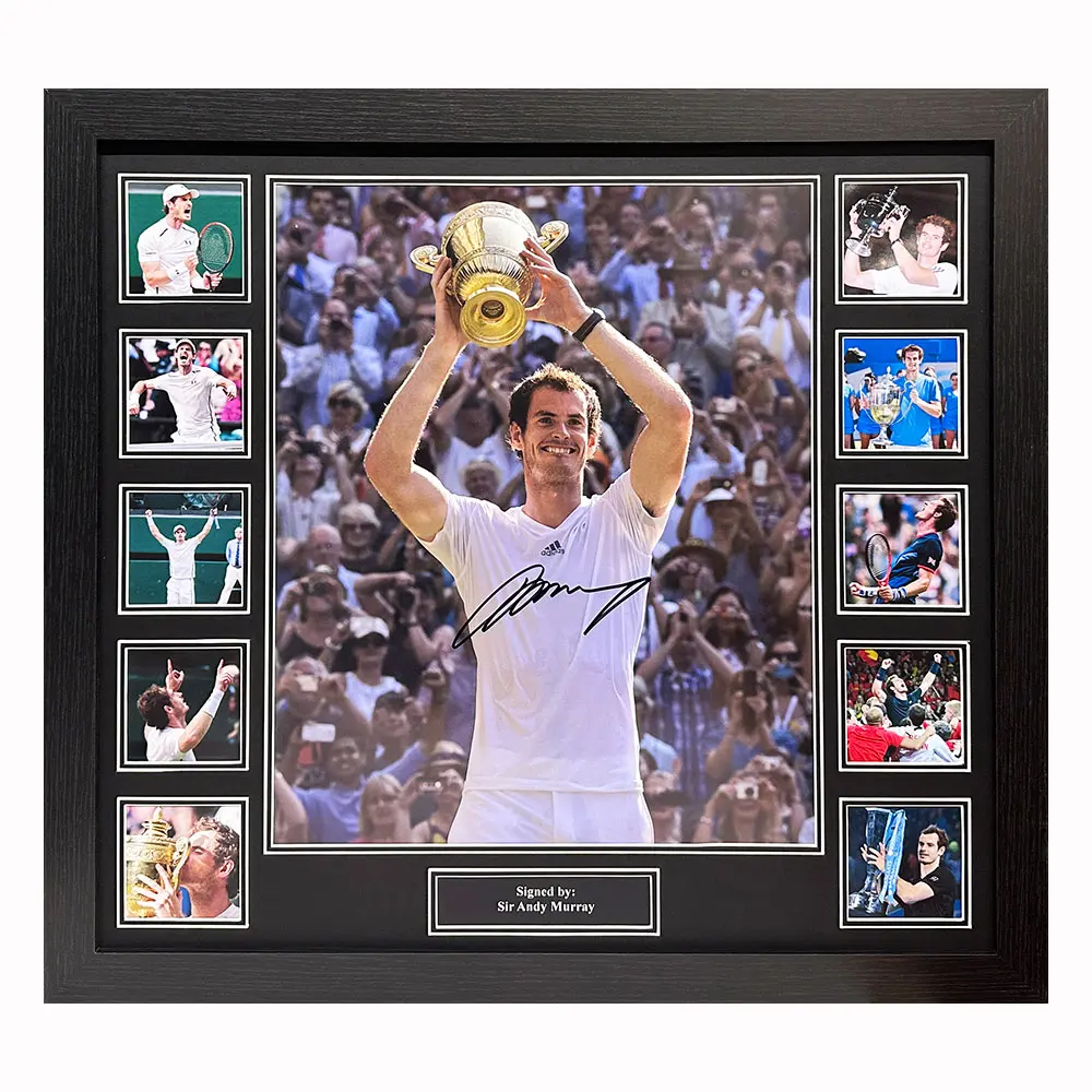 Andy Murray framed & signed 16x20 photo