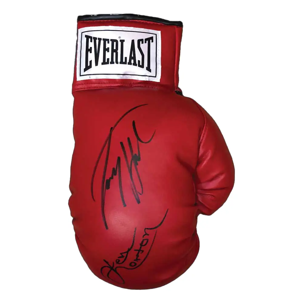 Larry Holmes & Ken Norton dual signed boxing glove