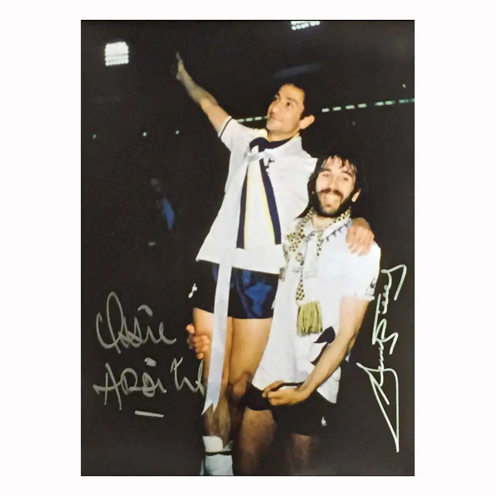 Ossie Ardiles & Ricky Villa dual signed photo