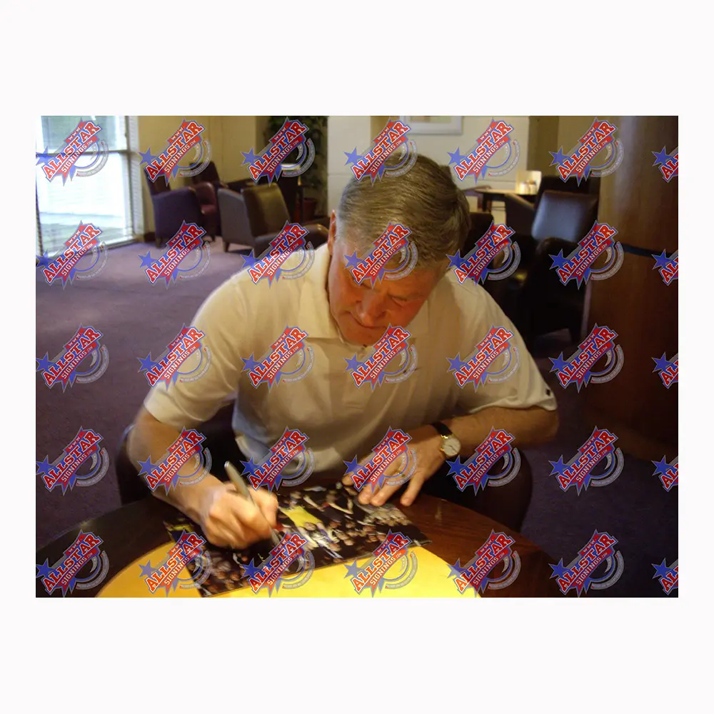 Pat Rice signed Arsenal 1979 FA Cup Final photo.