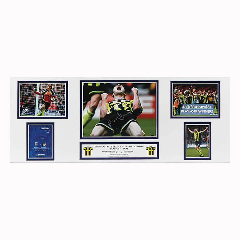 Paul Dickov signed Manchester City 1999 storyboard