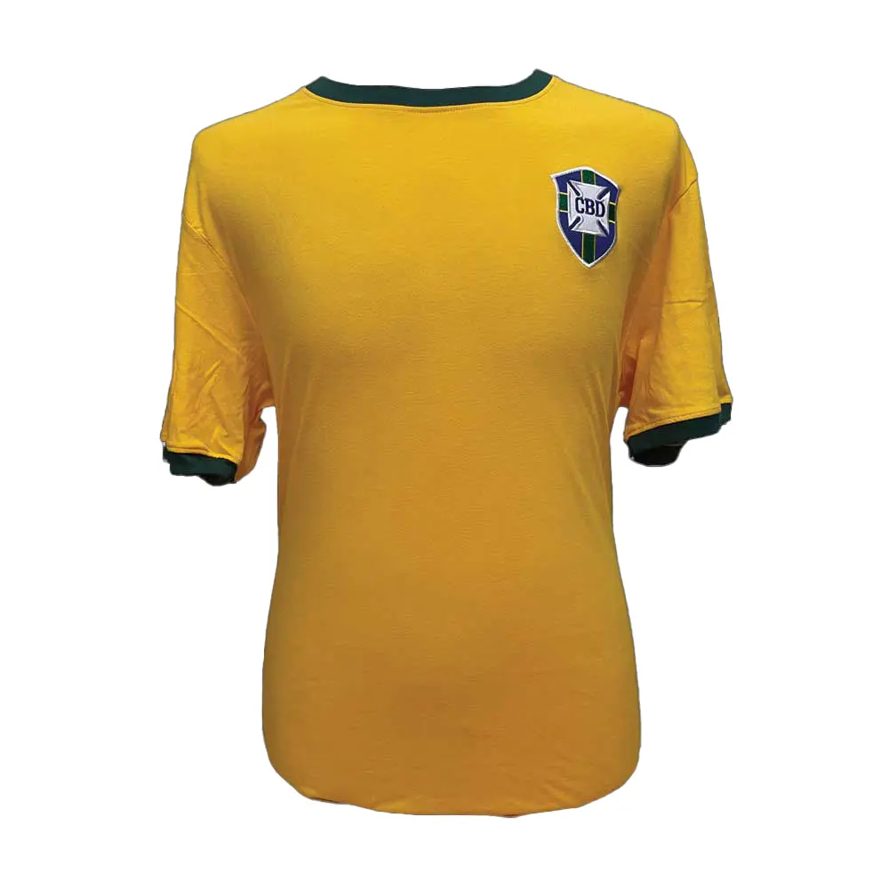Pele signed Brazil number 10 shirt