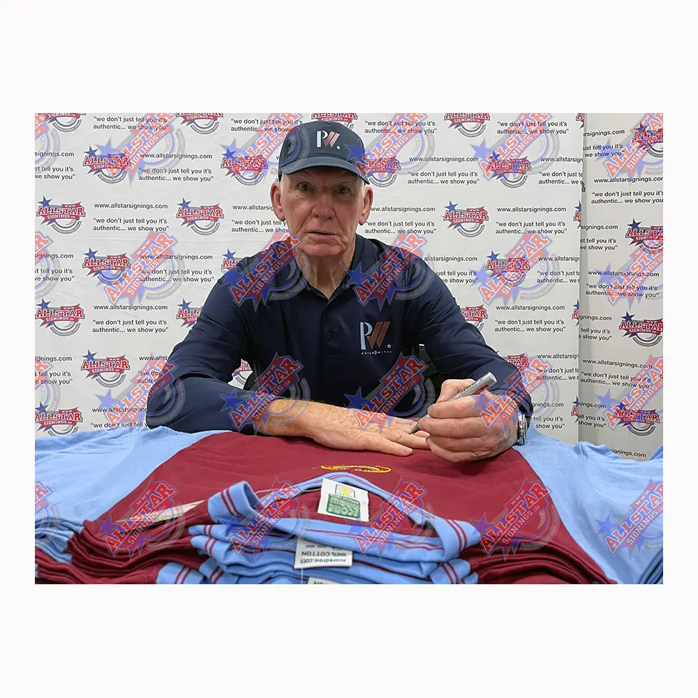 Peter Withe signed Aston Villa 1982 Champions of Europe shirt