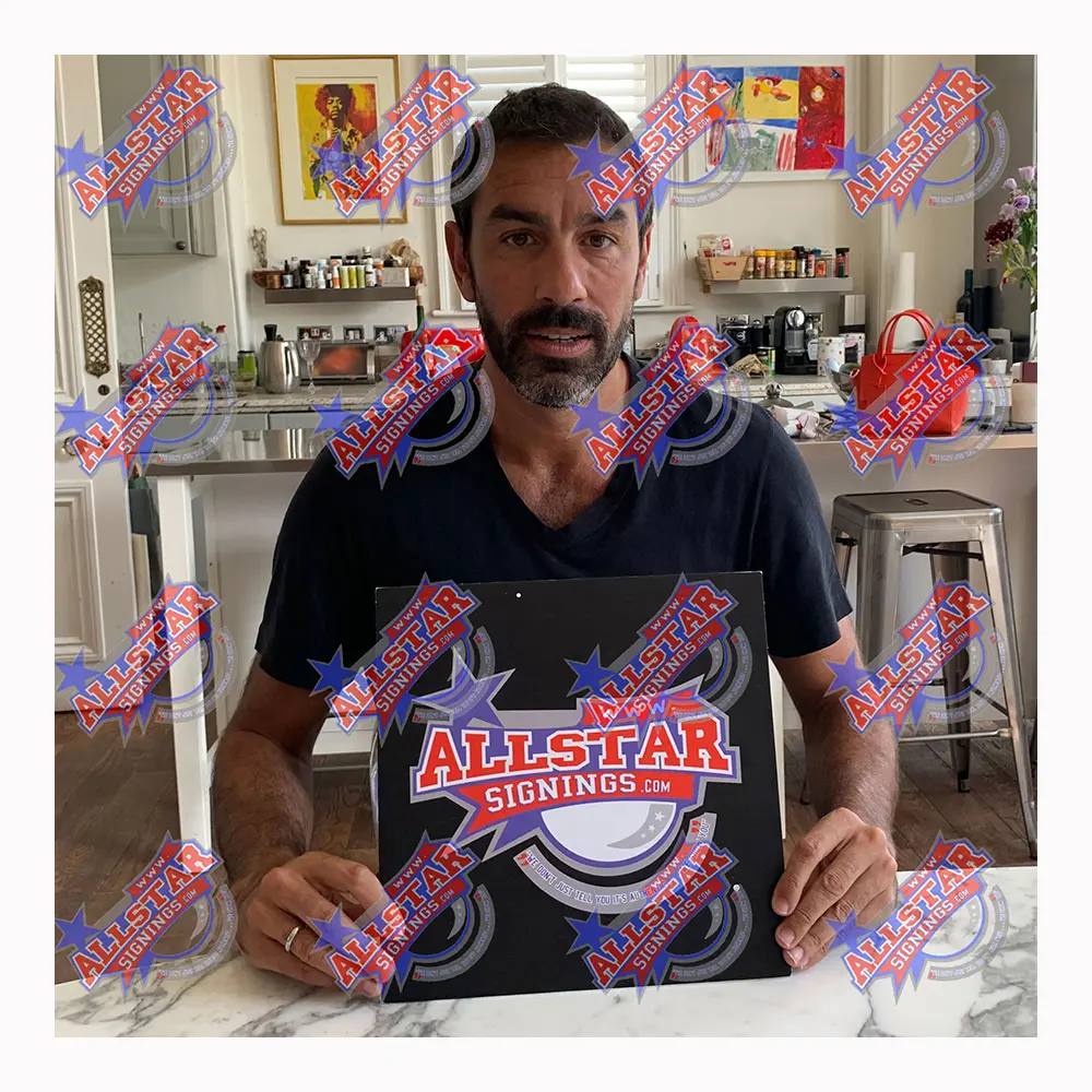 Robert Pires signed Arsenal shirt
