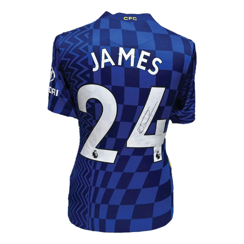Reece James signed Chelsea 2021/22 shirt