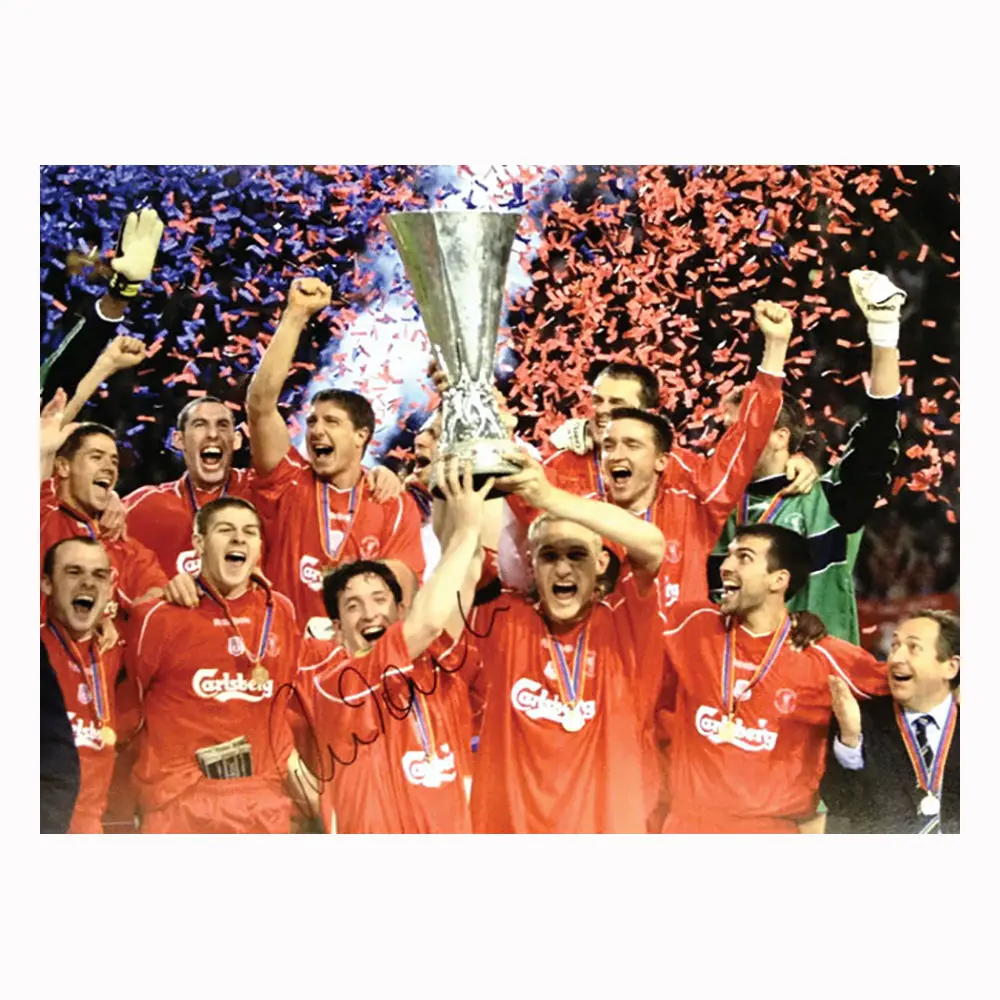 Robbie Fowler signed Liverpool photo
