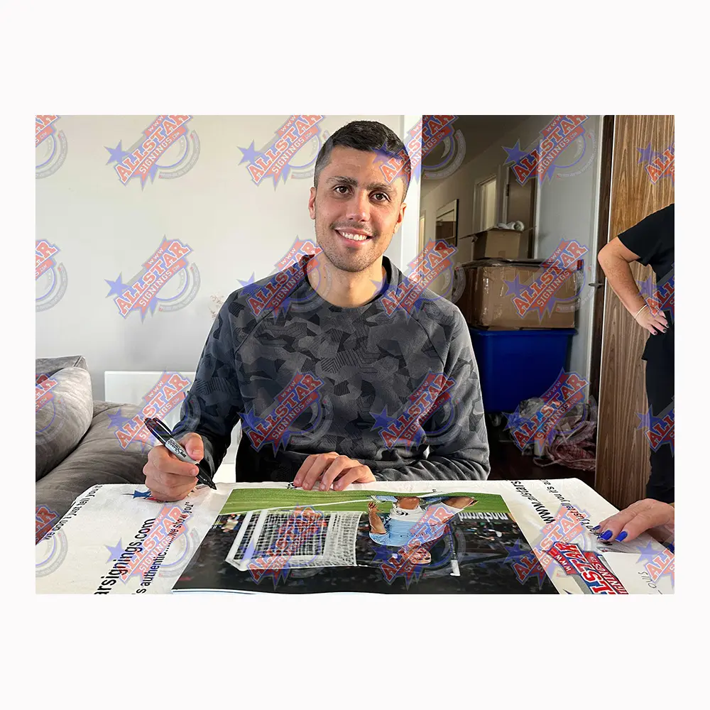 Rodri signed 2023 Champions League Final photo