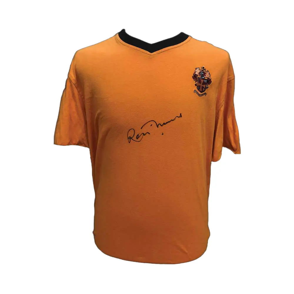 Ron Flowers signed Wolves shirt