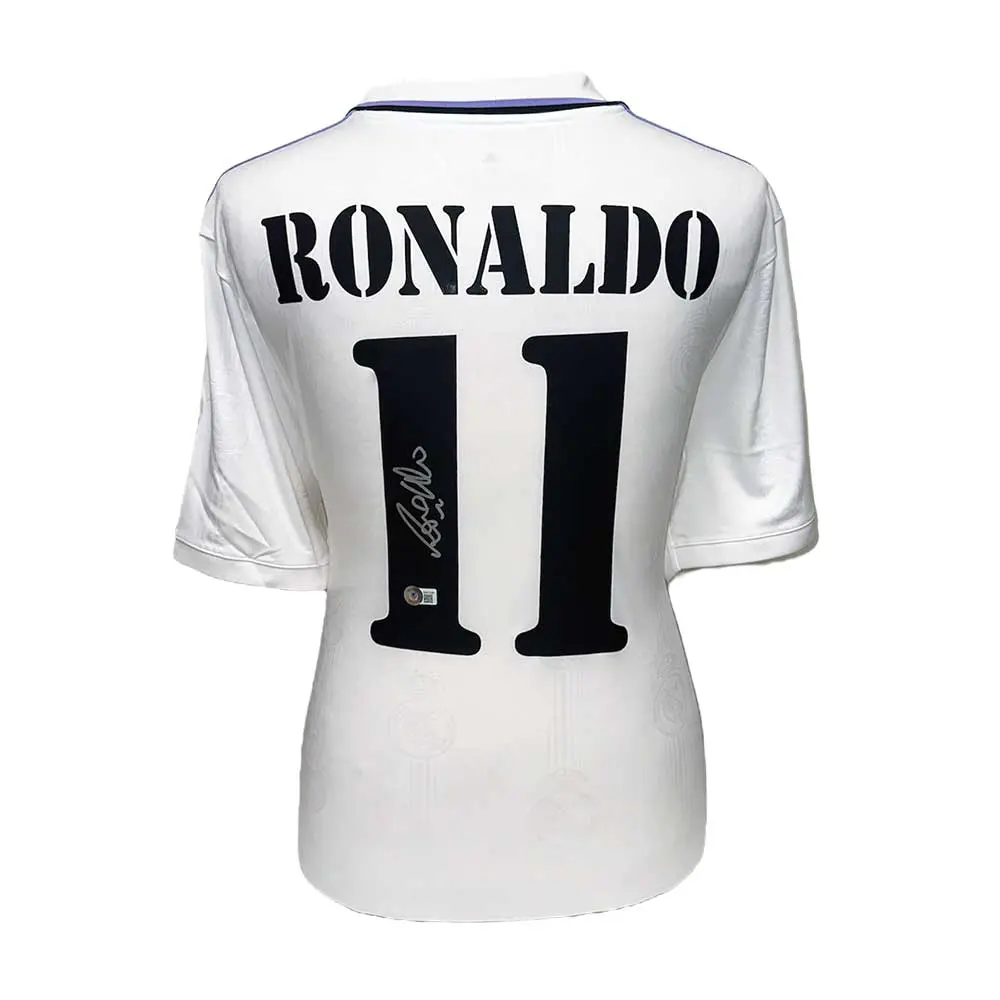Ronaldo Nazário signed Real Madrid home shirt