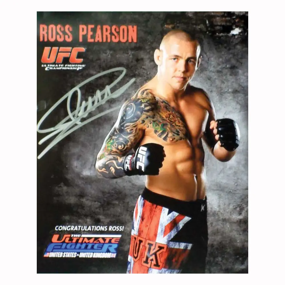 Ross Pearson UFC signed 10x8 photo