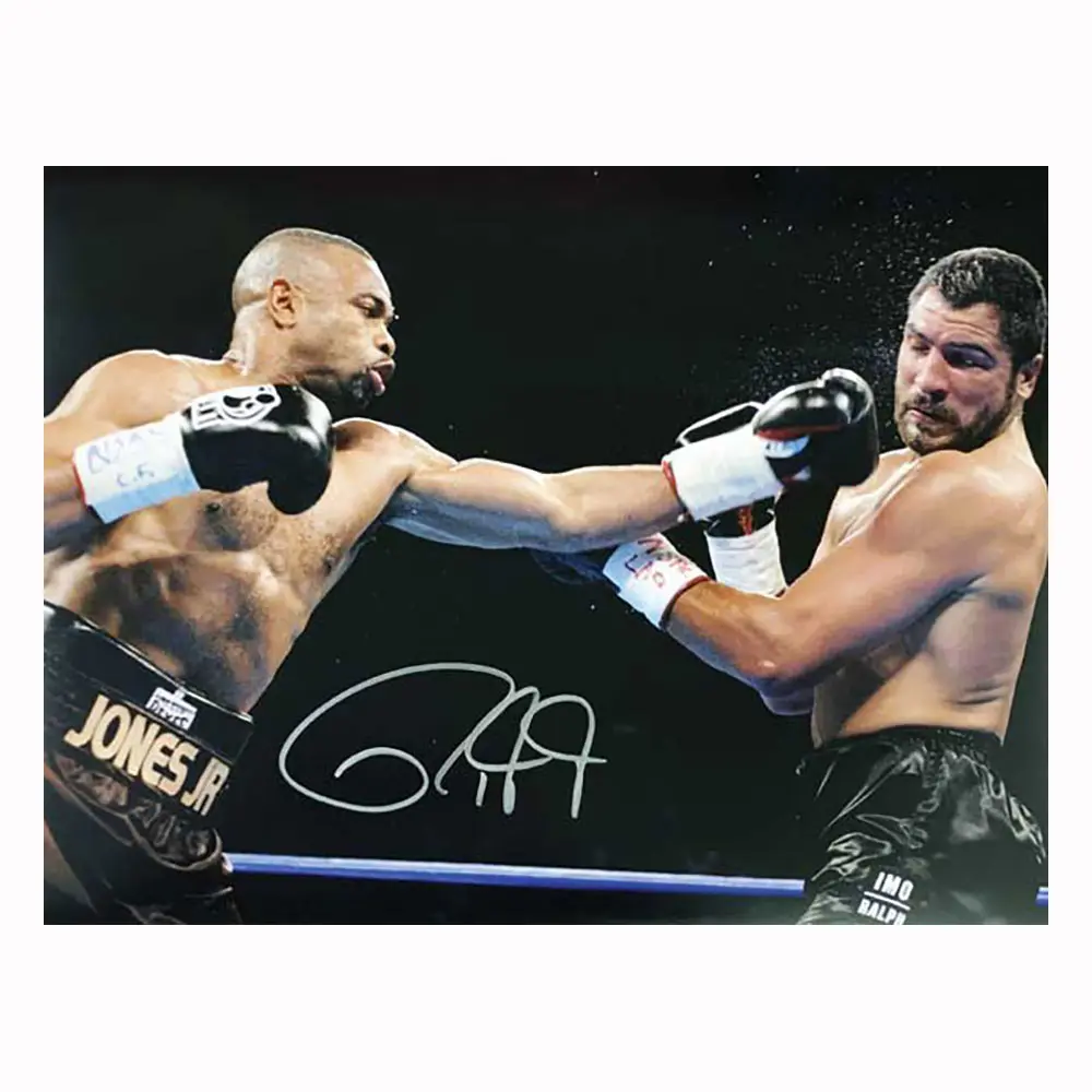 Roy Jones Junior signed 16x12 photo