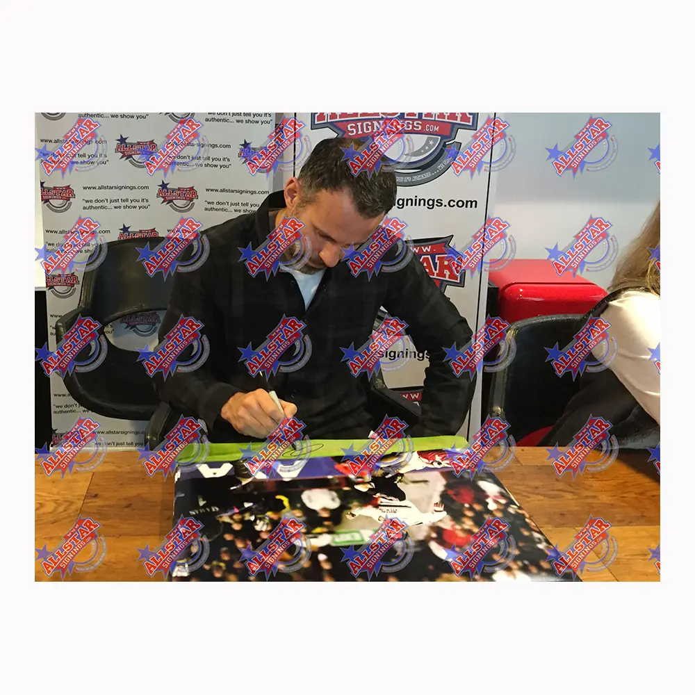Ryan Giggs signed 1999 FA Cup Semi Final 16x20 photo.