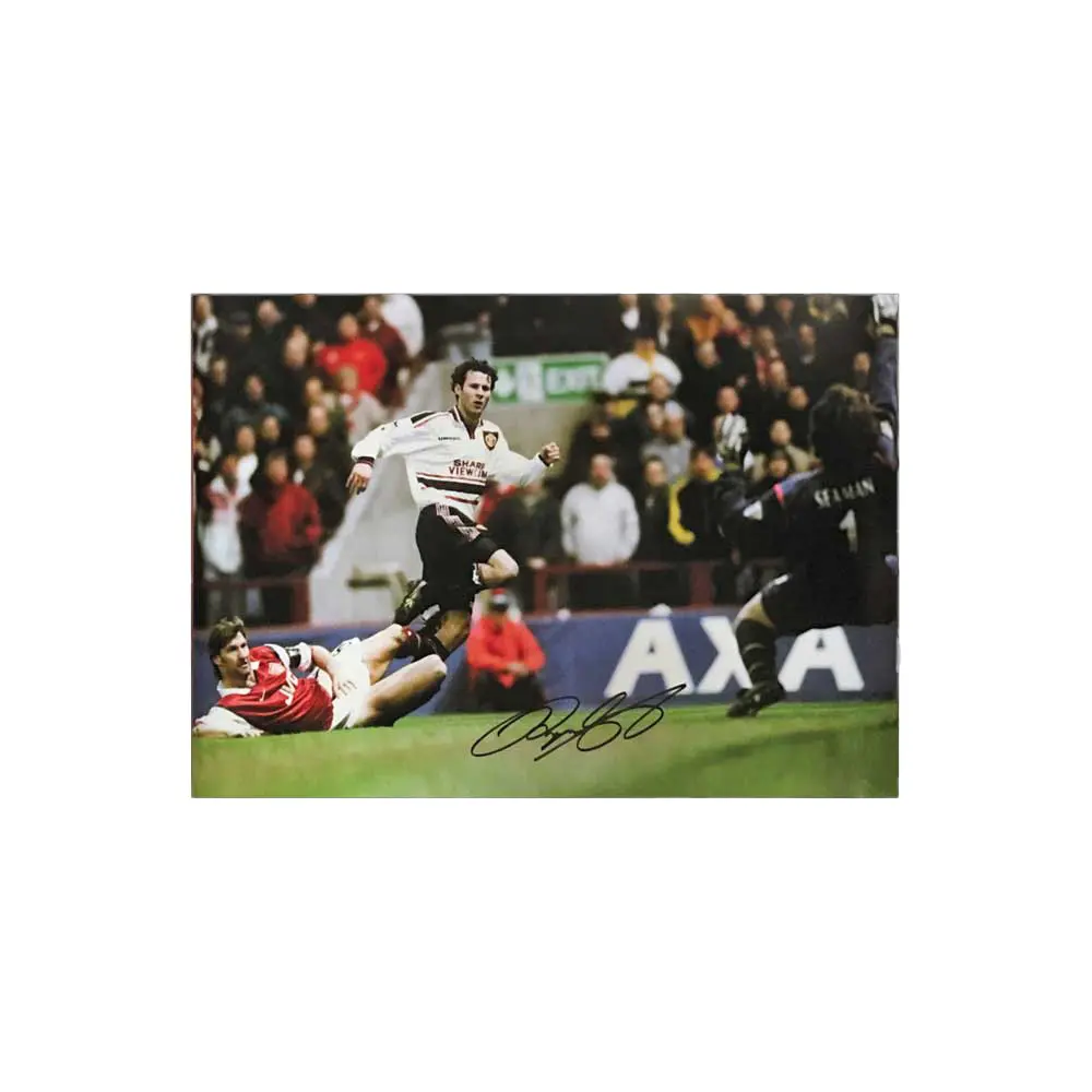 Ryan Giggs signed 1999 FA Cup Semi Final 16x20 photo.