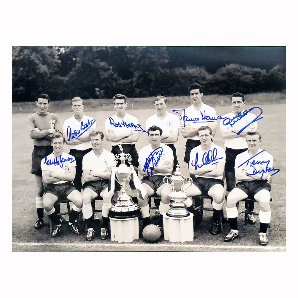 1961 Double Winners photo signed by 8.
