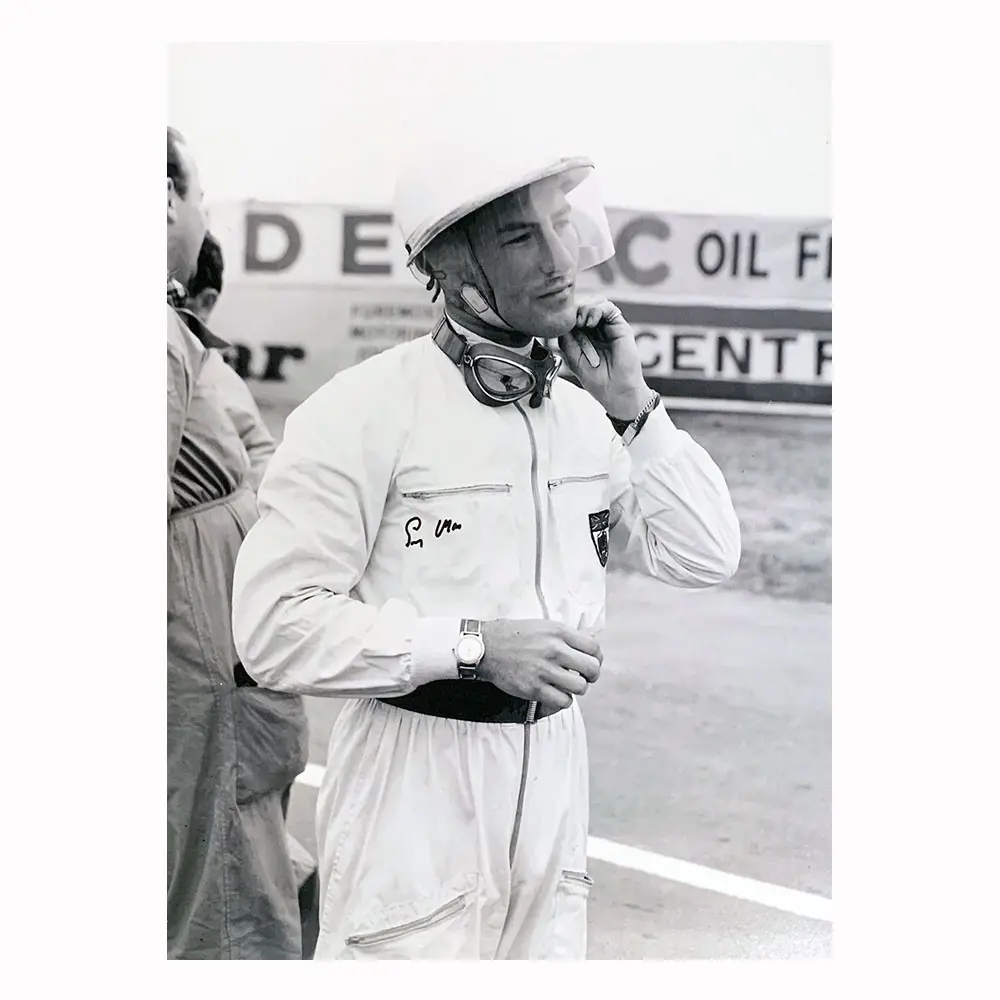 Stirling Moss signed 16x12 photo