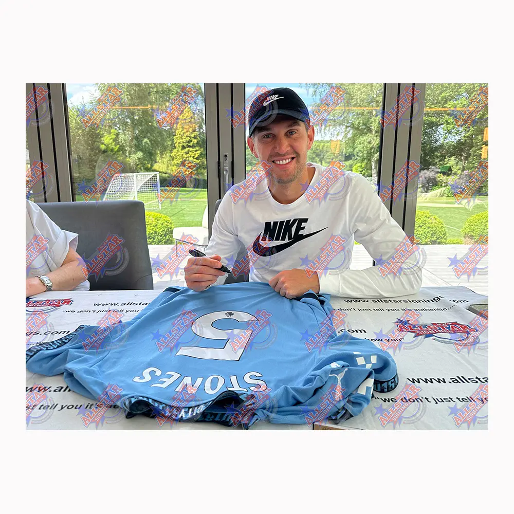 John Stones signed Manchester City 2024/25 Home shirt