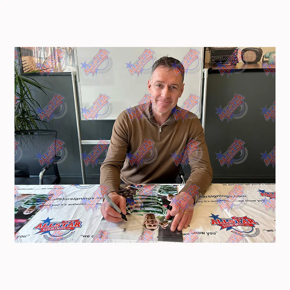 Chris Sutton signed Celtic photo