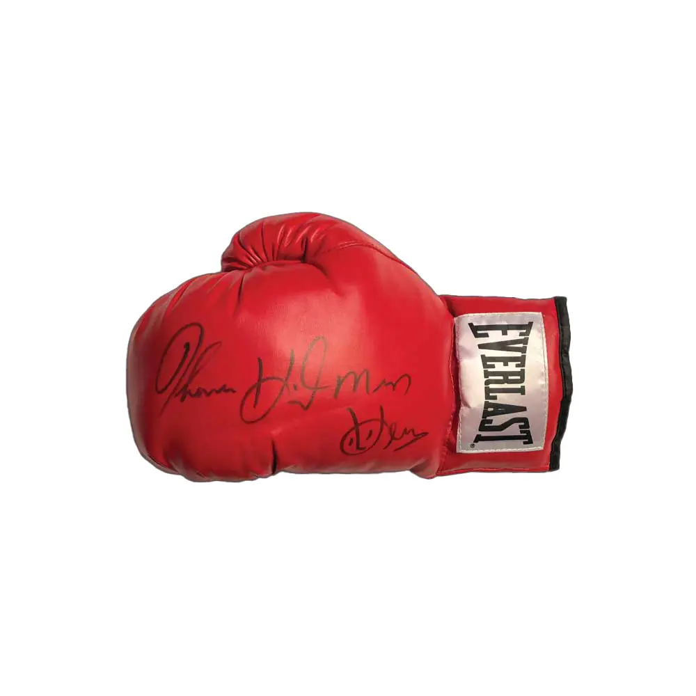 Thomas Hearns signed boxing glove