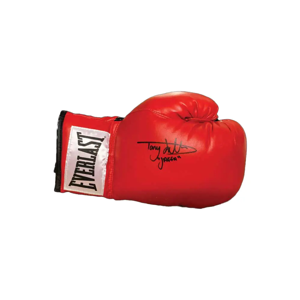 Tony Jeffries signed boxing glove