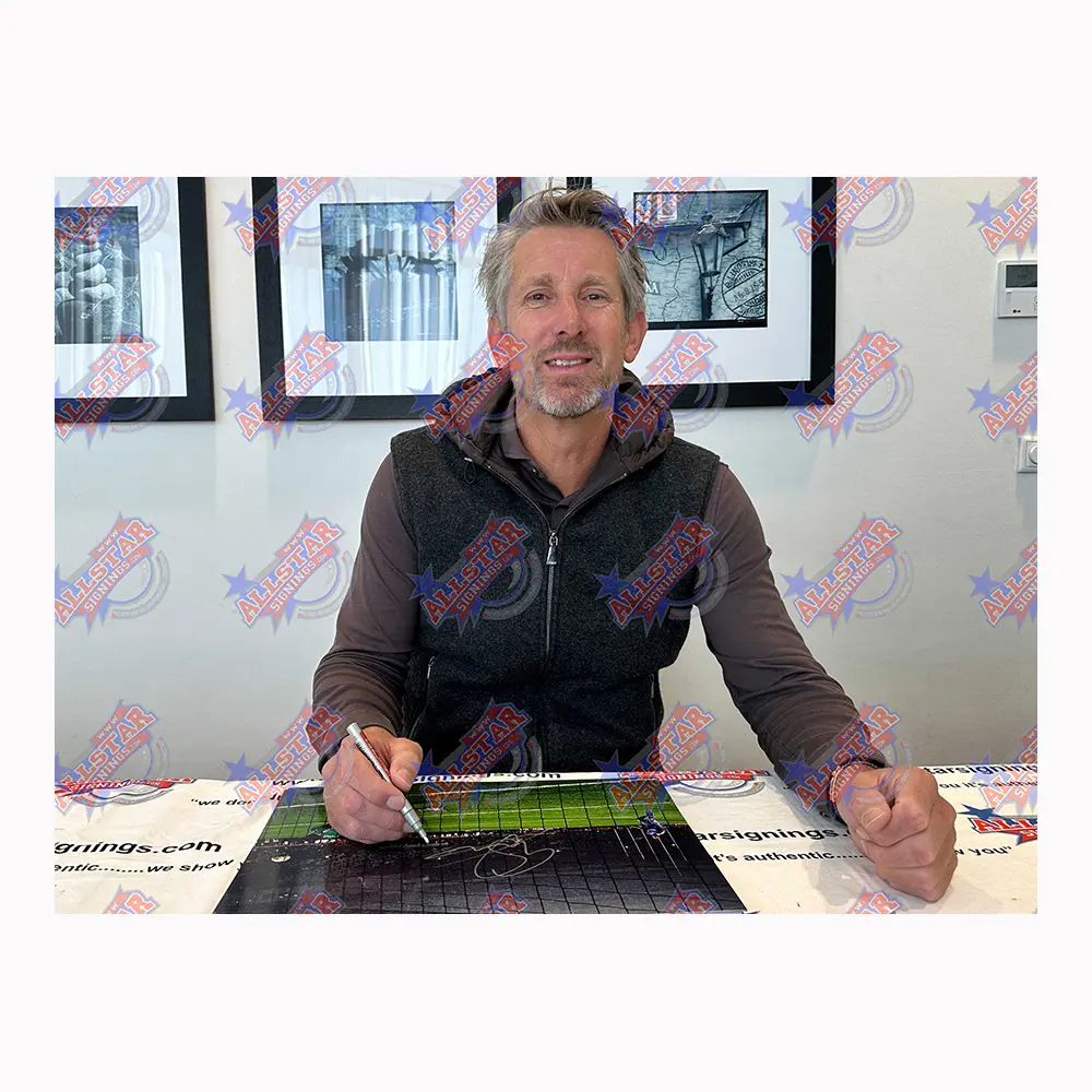 Edwin Van Der Sar signed Manchester United photo
