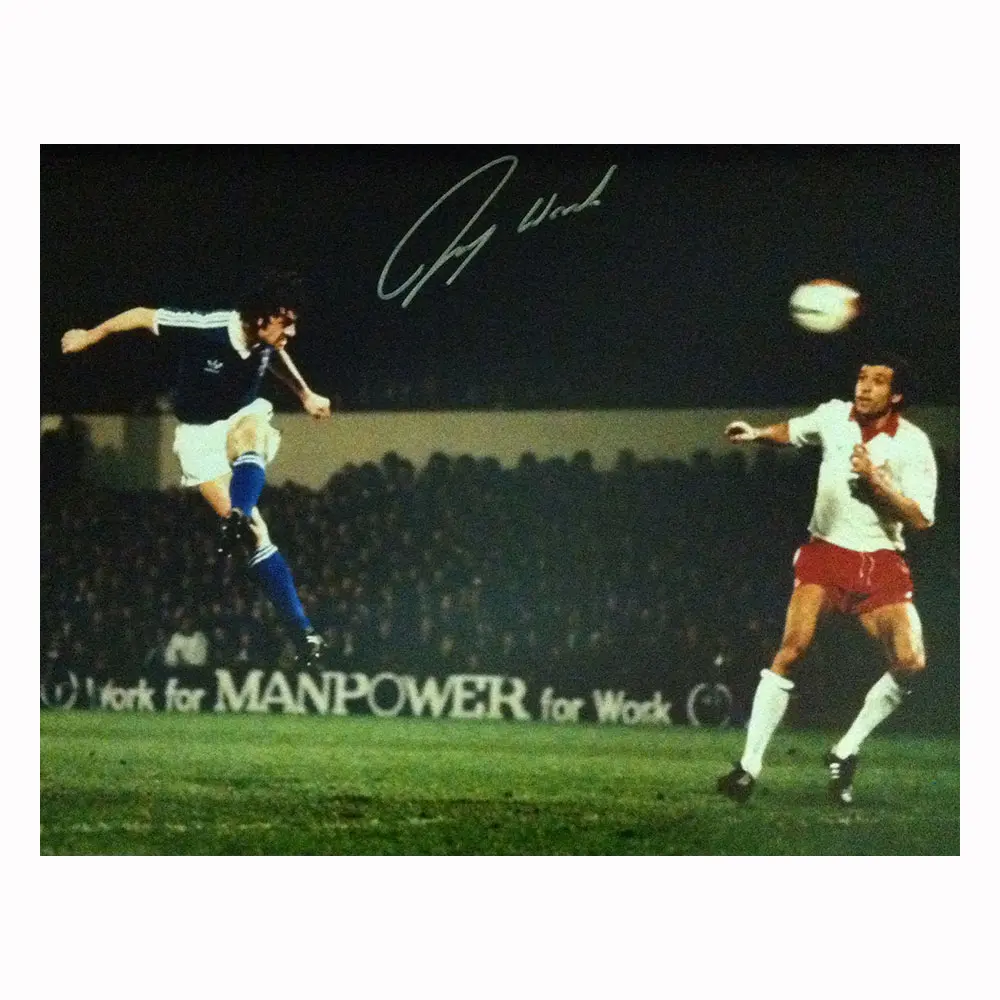 John Wark Signed Ipswich photo.