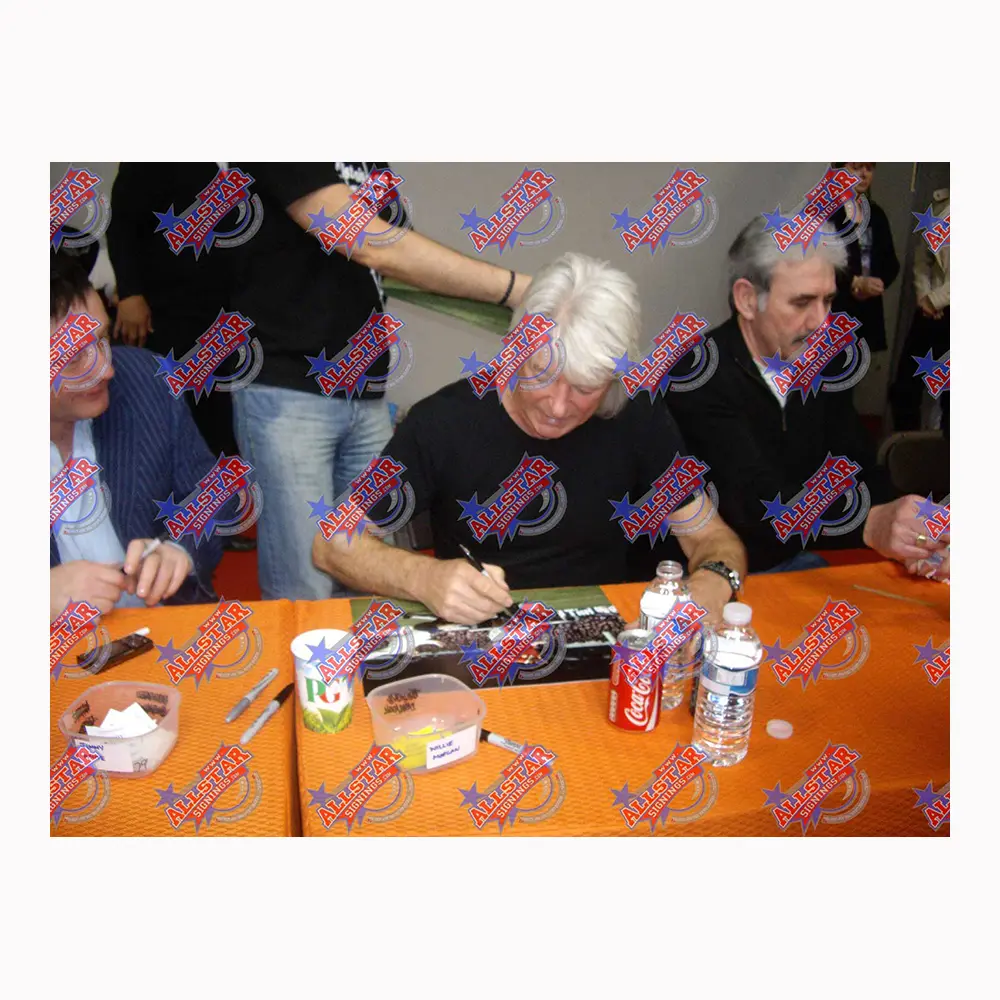 Willie Morgan signed Manchester United photo