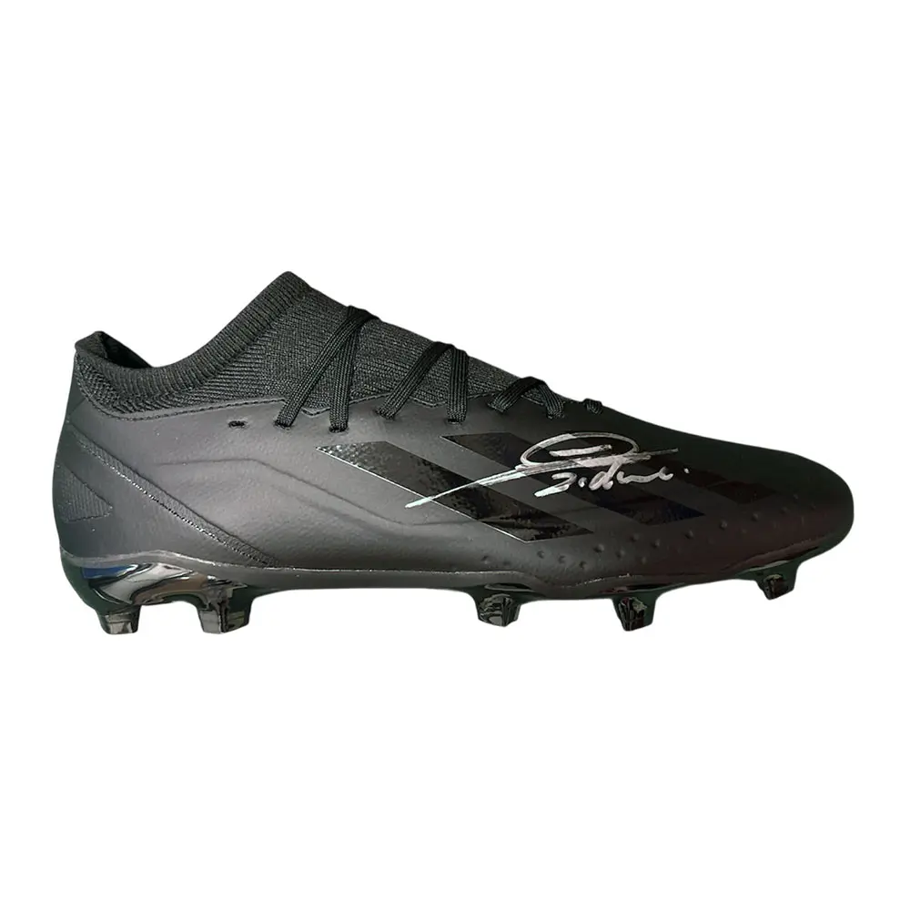 Zinedine Zidane signed Adidas football boot