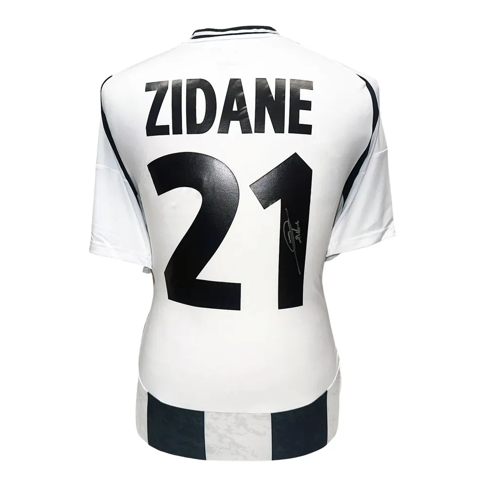 Zinedine Zidane signed Juventus shirt