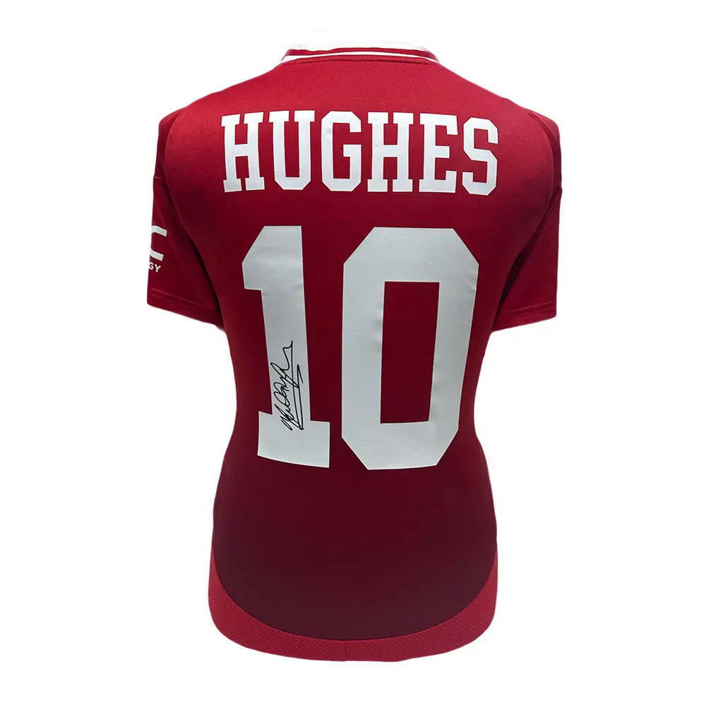 Mark Hughes signed Manchester United Home Shirt
