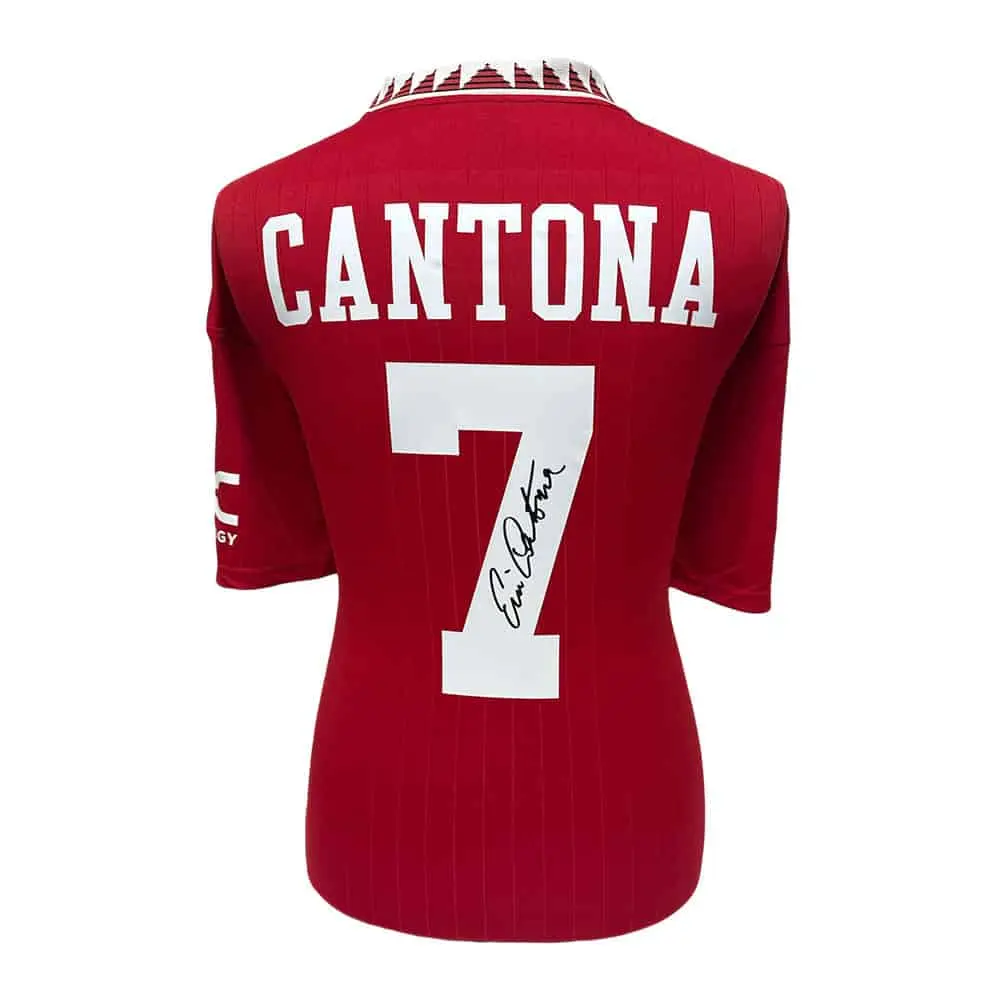 Eric Cantona Manchester United signed #7 shirt