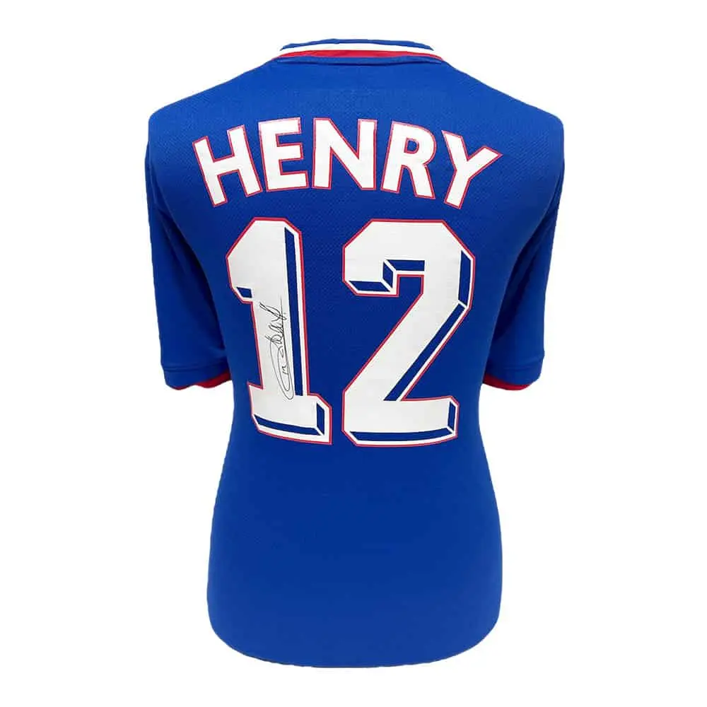 Thierry Henry signed France shirt