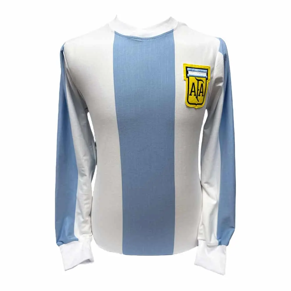 Mario Kempes signed 1978 Argentina number 10 shirt